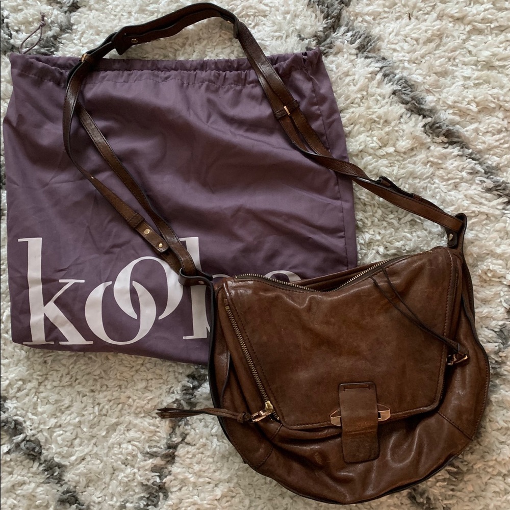 Brown Leather Crossbody